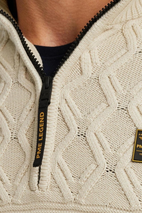 PME legend half zip collar cotton mix yarn